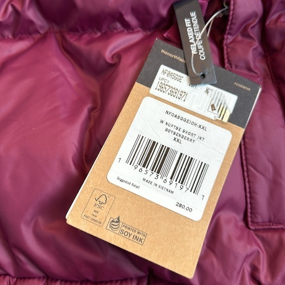 THE NORTH FACE
Women’s Nuptse Short Jacket size 2x & xl color boysenberry - Picture 4 of 10